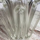 Molded glass vase