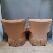 Pair of toad armchairs