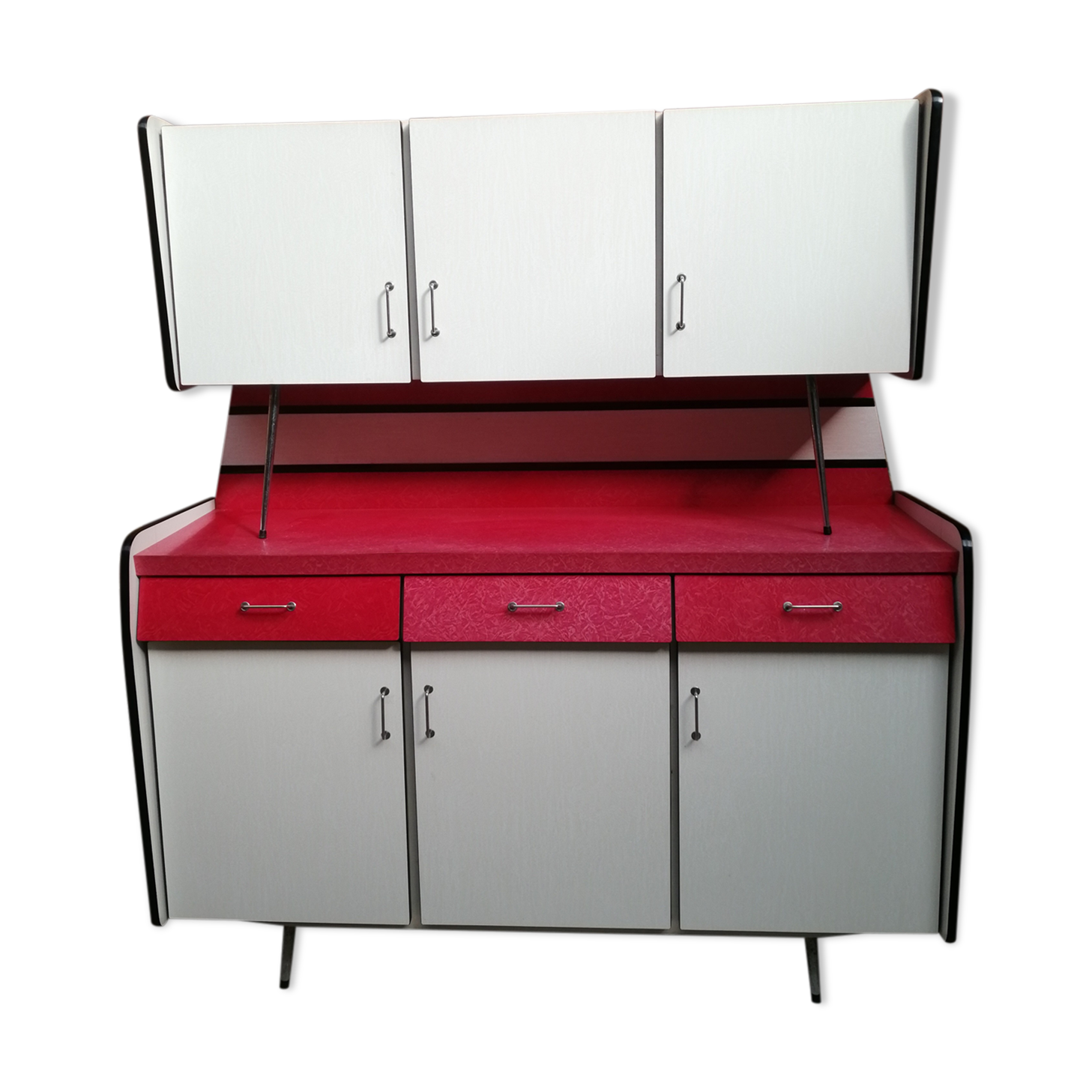 Kitchen buffet in formica 50s