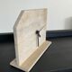 Vintage travertine clock from the 70s