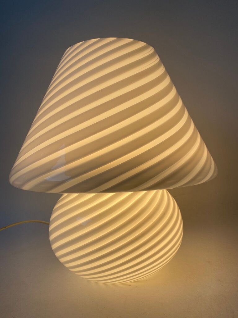 Mushroom Lamp Murano Glass 1970