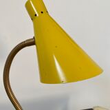 Old lamp cocotte design year 50 yellow