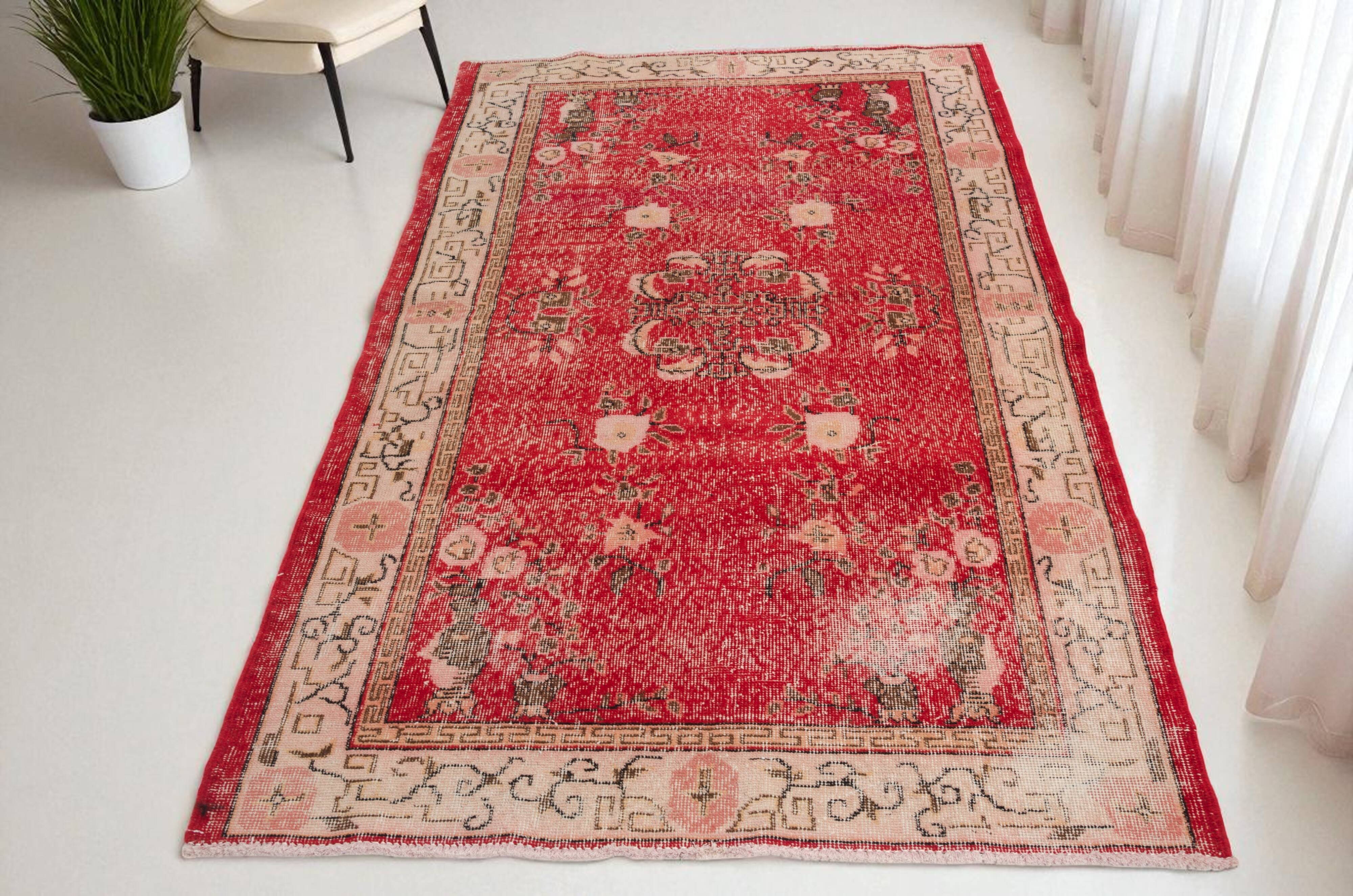 Bohemian Anatolian Vintage Rug sku 1091