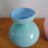 Duo of opaline vases