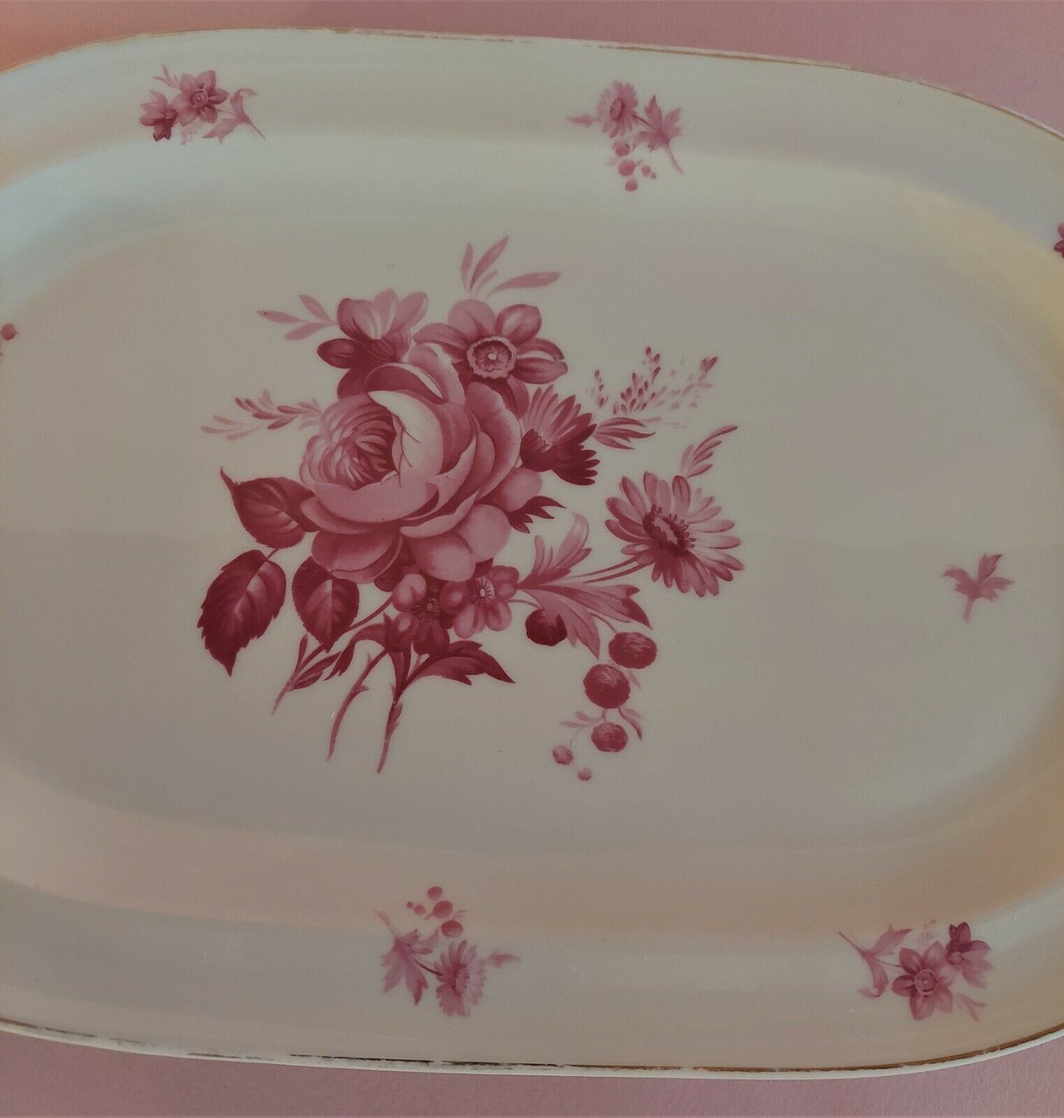 Limoges porcelain oval serving dish