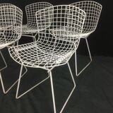 Series of 6 wire chairs by Harry Bertoia for Knoll International