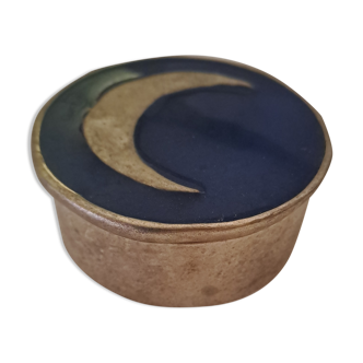 SIlver Moon Pill Box