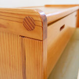 Vintage pine chest of drawers from the 1980s