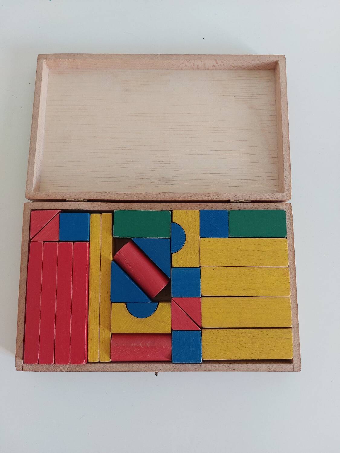 Vintage solid wood cube games