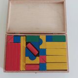 Vintage solid wood cube games