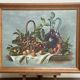 Old painting oil on canvas signed Lucienne 1944