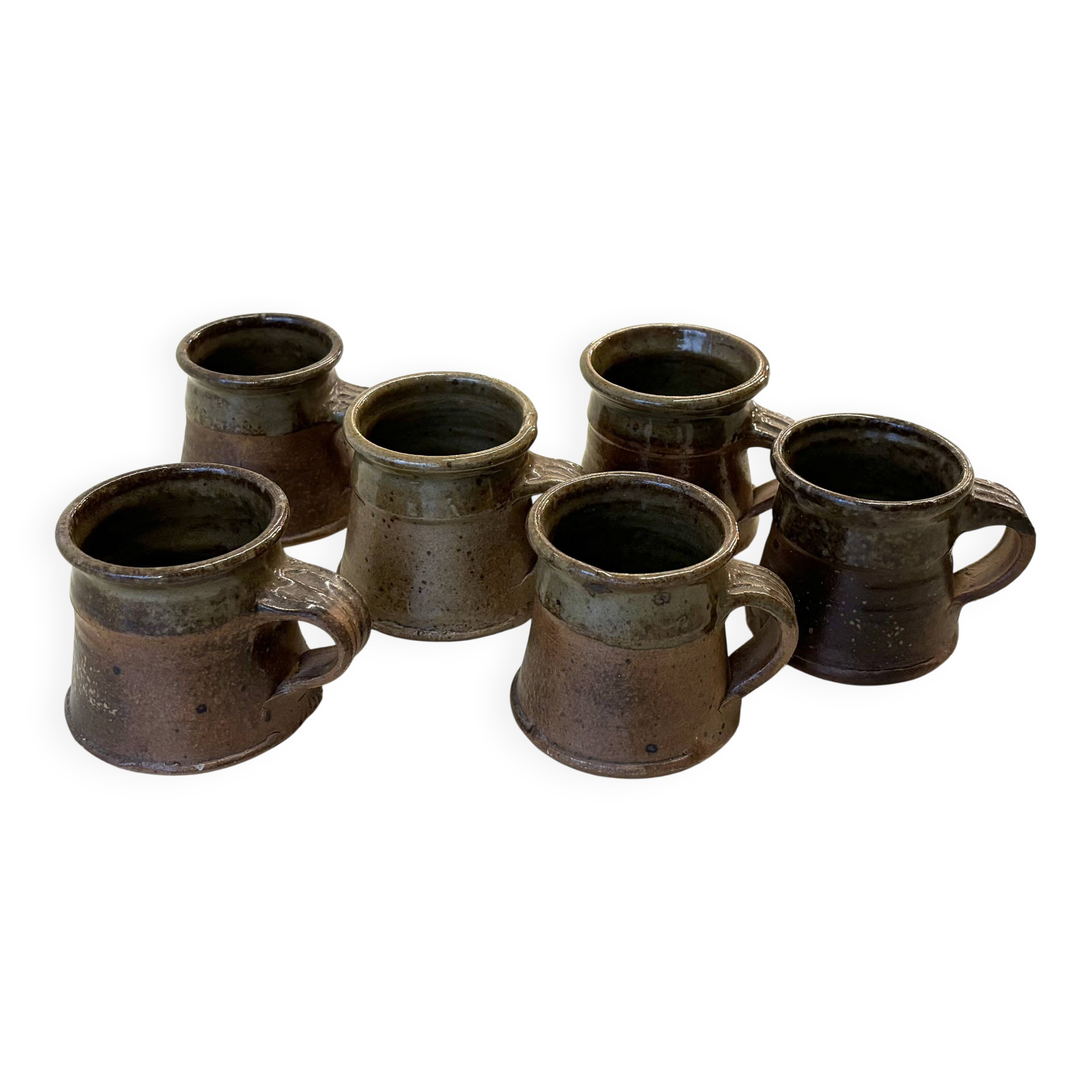 Stoneware coffee cups by Pierre Digan