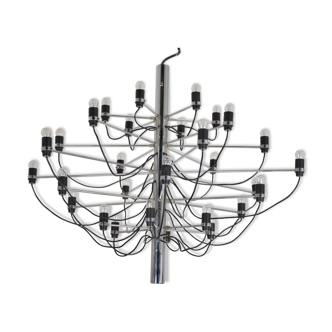 Chandelier Gino Sarfatti Arteluce model 2097 30 edition created in 1958