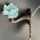 Made in France 607 - Wall lamp (1) - Art Nouveau - Silver bronze, Glass