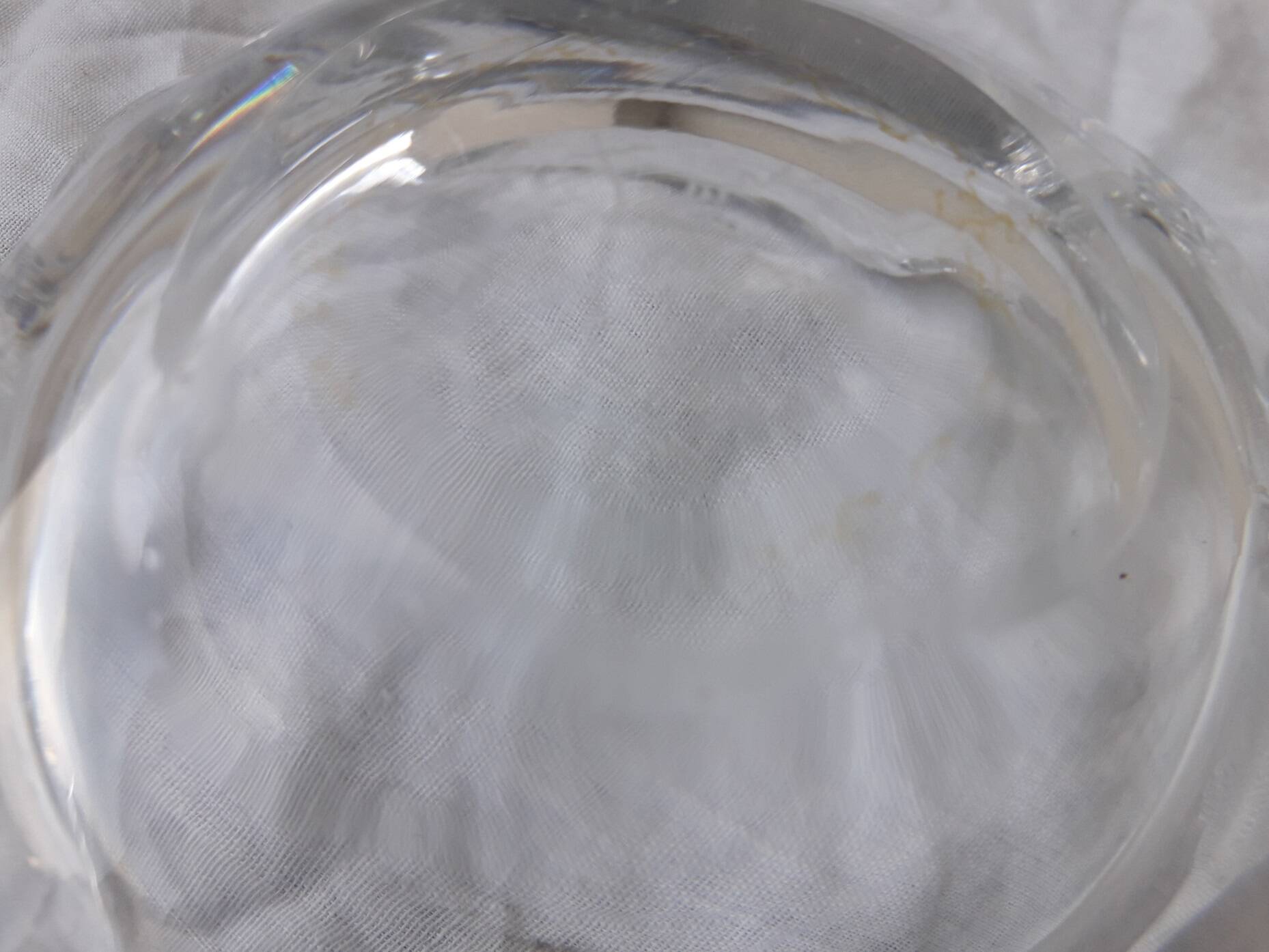 Schneider crystal ashtray