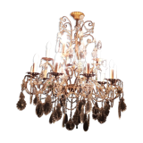 15-arm light-stamped chandelier