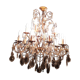 15-arm light-stamped chandelier