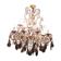 15-arm light-stamped chandelier
