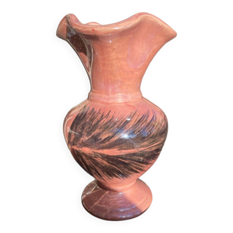 Vintage ceramic vase from Vallauris