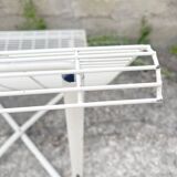 Pair of wire armchairs, 1980s