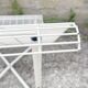 Paire fauteuils filaires 1980