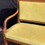Mahogany bench empire