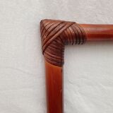 Rattan headboard one person