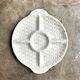 Italian woven earthenware compartment dish