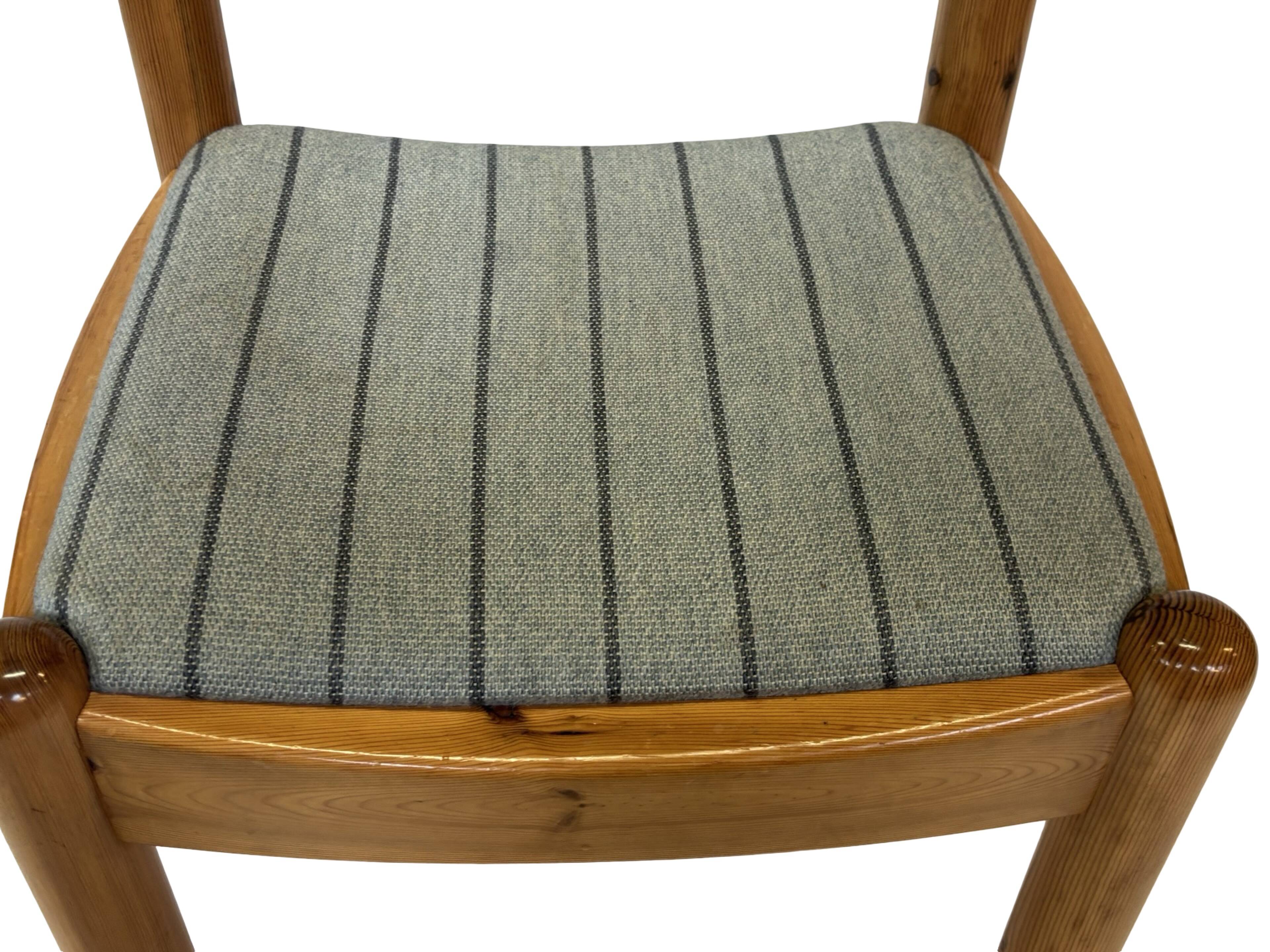 Vintage set of four Pinewood dining chairs Denmark