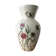 Vase earthenware floral decoration Pegomas sign Chiffron
