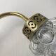 Lot 3 vintage glass wall lamps