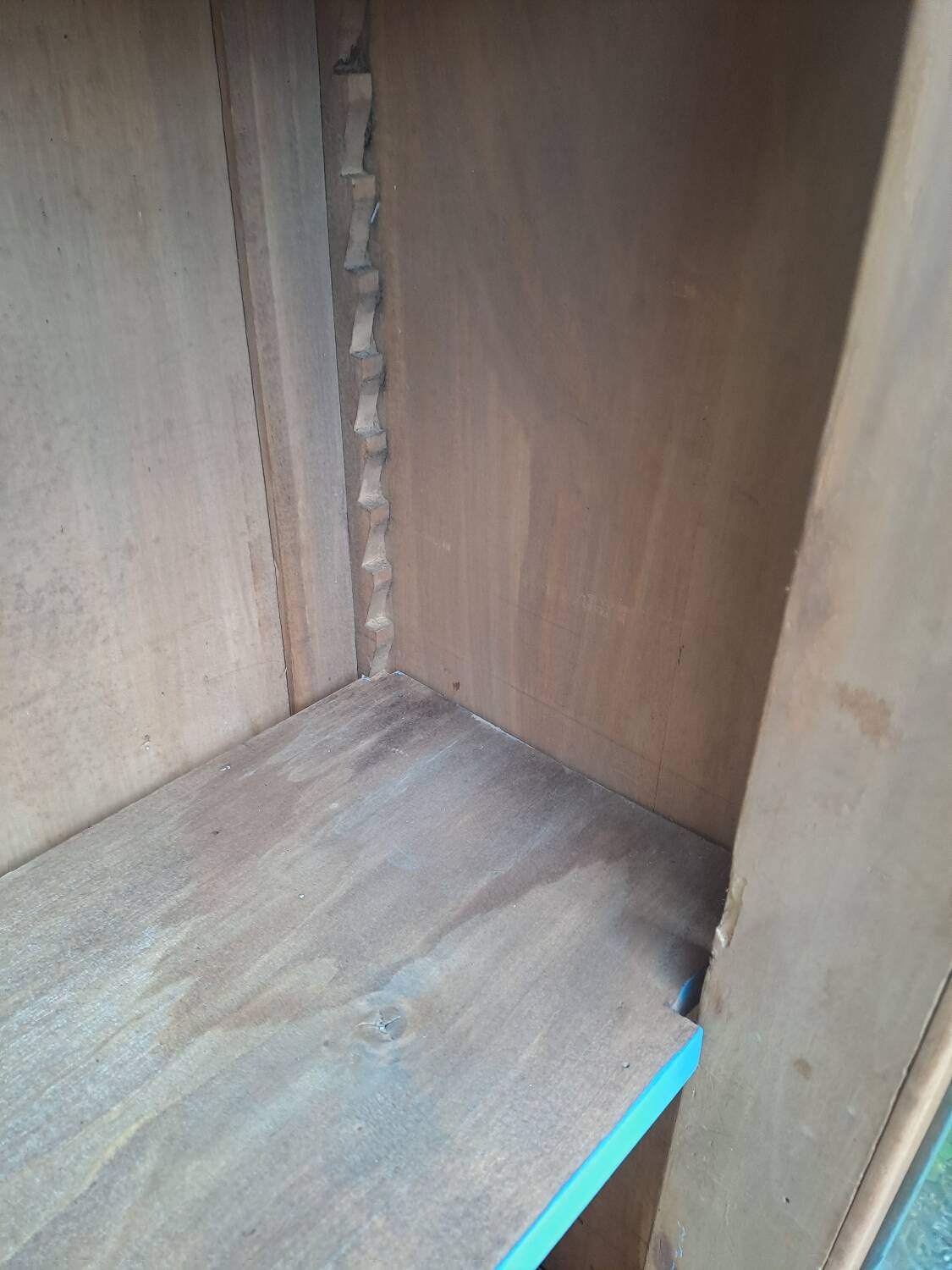 Armoire une porte vitrée  fin 19ème