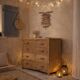 Antique light wood commode – authentic bohemian chic charm