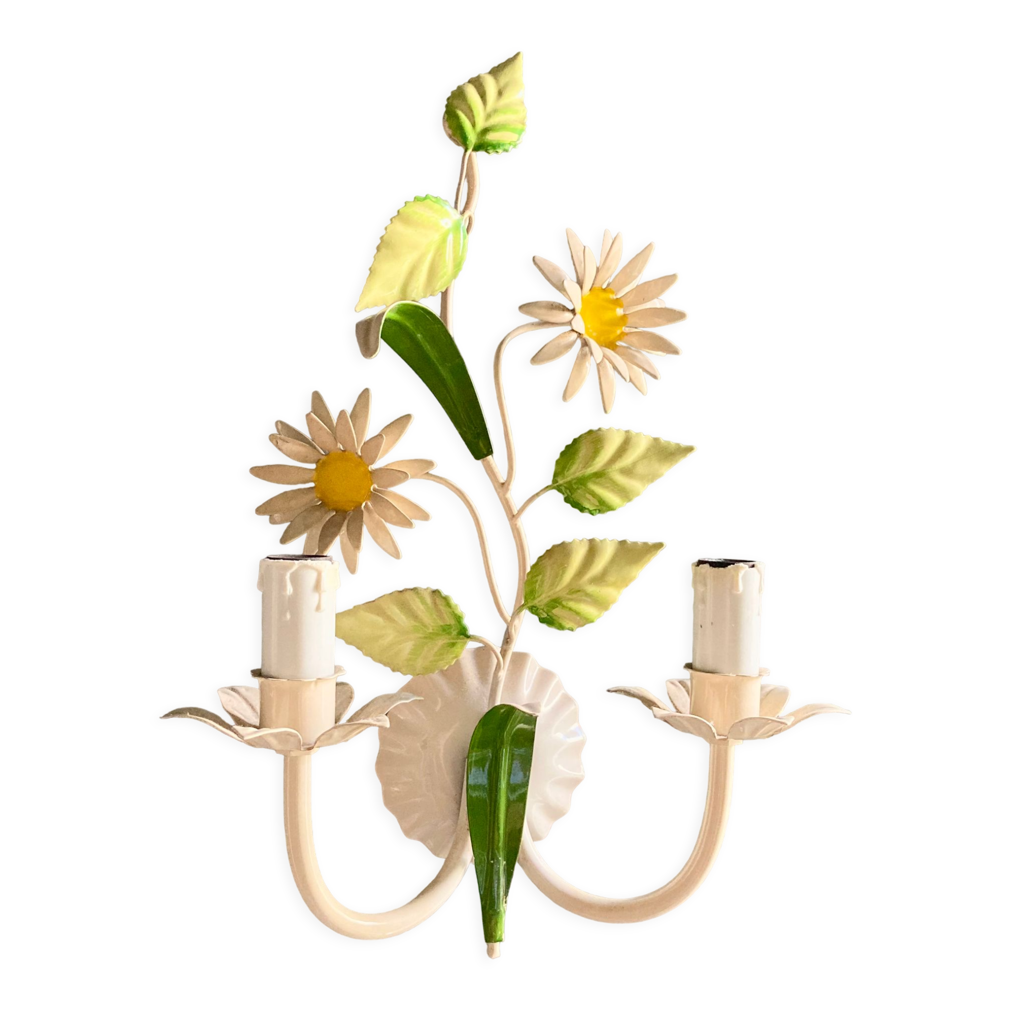 Daisy wall lamp with two arms