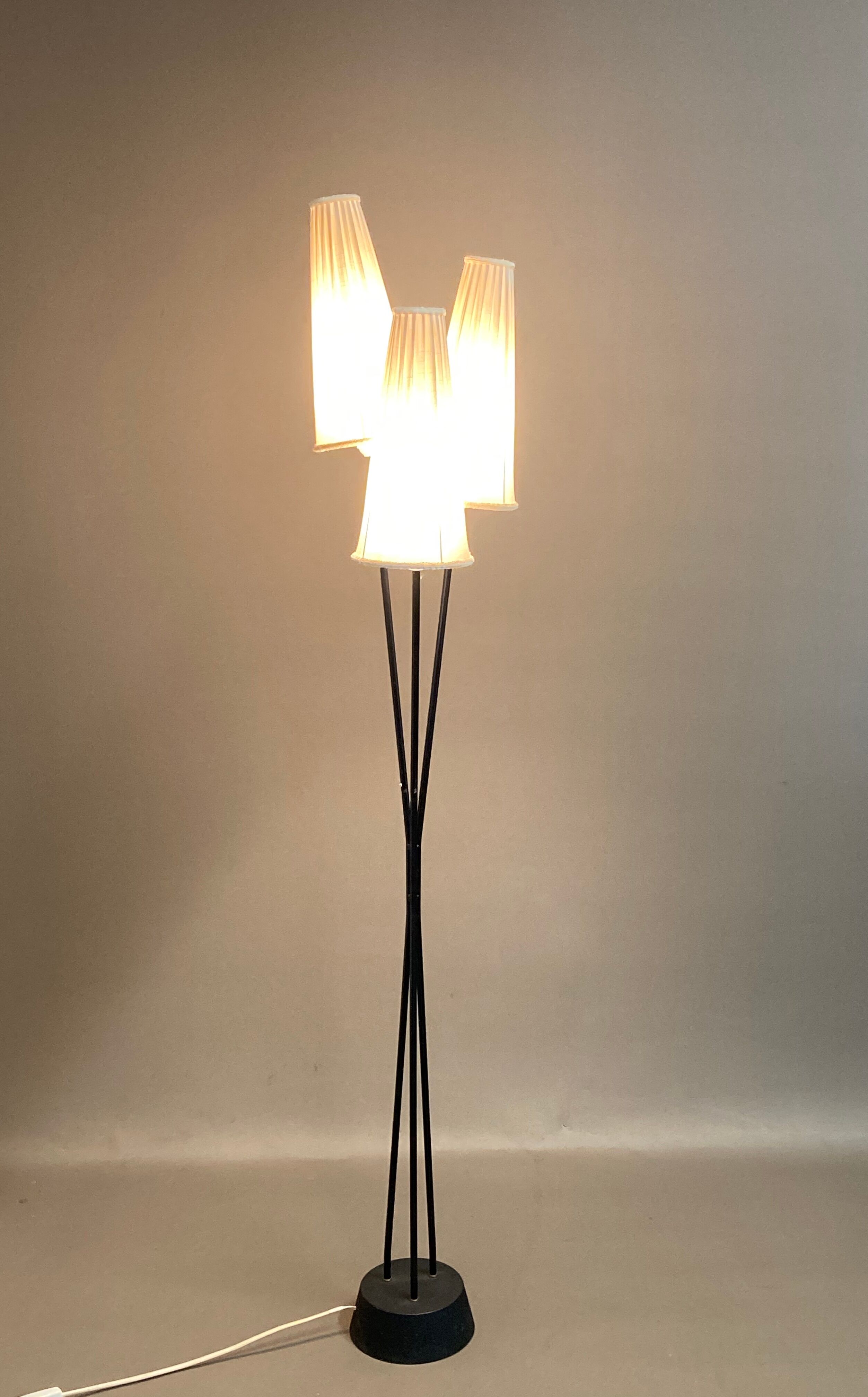 Lampadaire métal 1950