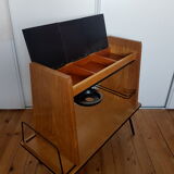 Vintage console furniture wood and formica