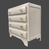 Art Deco chest of drawers with moustache feet, 1930