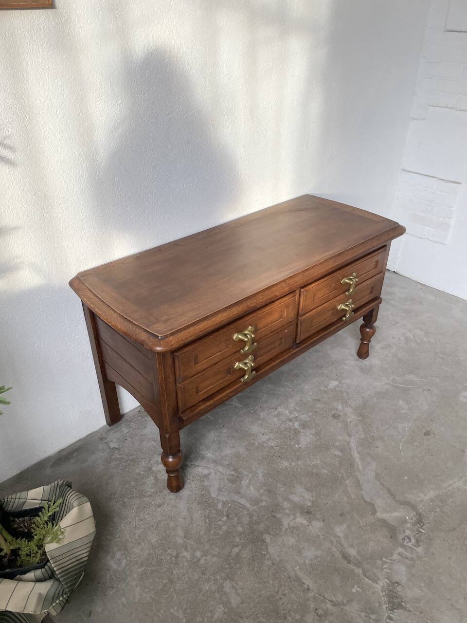 Guillerme and Chambron oak chest of drawers