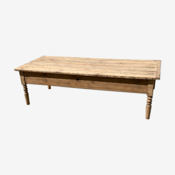 Old large-format coffee table xl