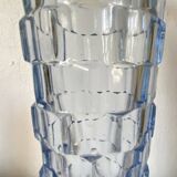 Art Deco blue glass vase