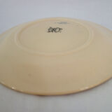 8 dessert plates with presentation dish, Béarn model, Orchies