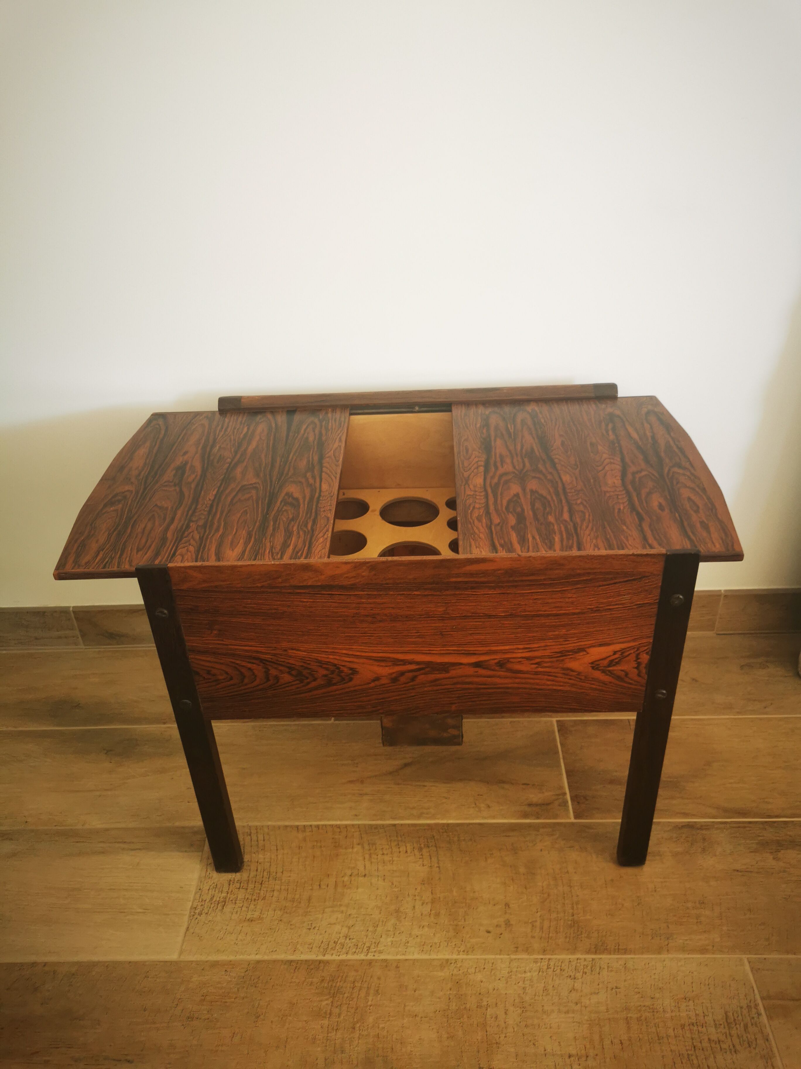 Scandinavian rosewood bar table