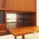 Buffet haut en teck, design danois, années 1970, production : Danemark