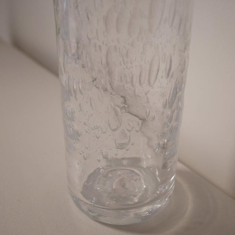 Blown glass vase