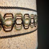 Ceramic floor lamp and curls from the 70s