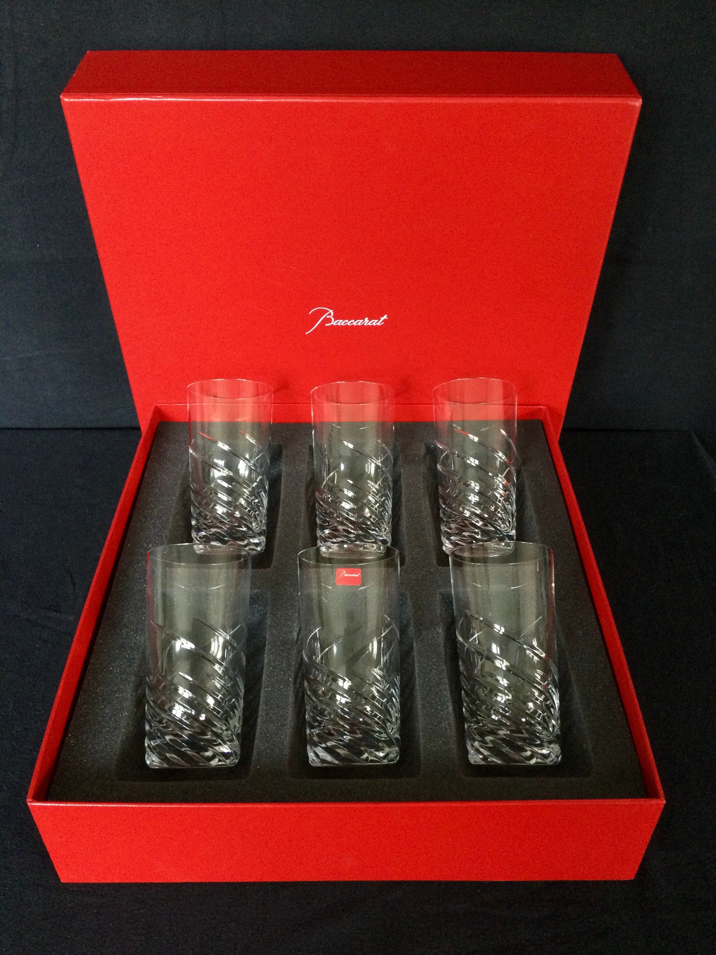 Set of 6 glasses Baccarat and Arik Levy