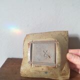 Sandstone and glass dish