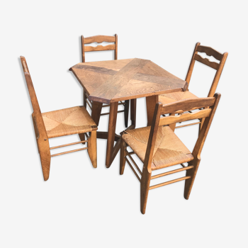 Guillerme and Chambron table and chairs