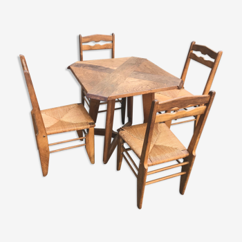 Table et chaises Guillerme et Chambron