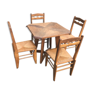 Guillerme and Chambron table and chairs